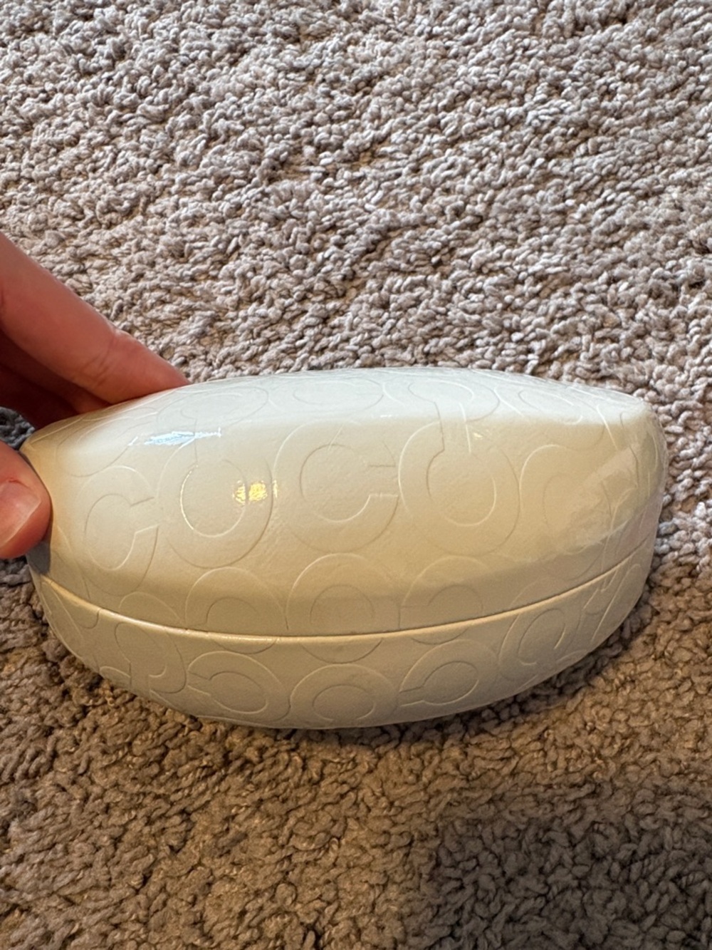 Coach Embossed sunglasses Case